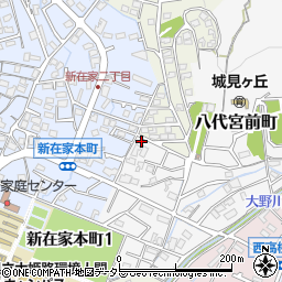 兵庫県姫路市八代宮前町17-16周辺の地図