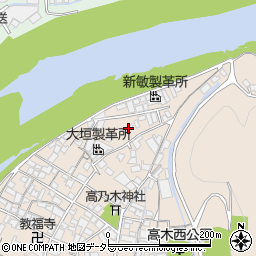 兵庫県姫路市花田町高木188周辺の地図
