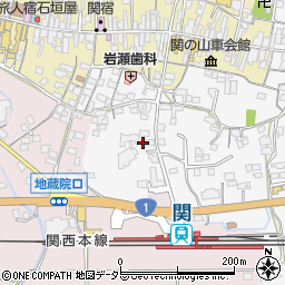 三重県亀山市関町木崎255周辺の地図