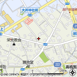 静岡県藤枝市瀬戸新屋252周辺の地図