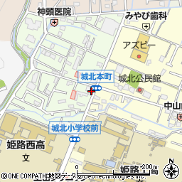 兵庫県姫路市城北本町5-30周辺の地図