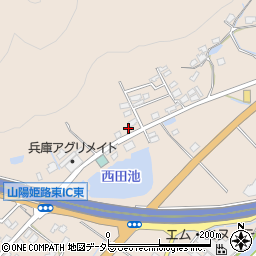 兵庫県姫路市飾東町山崎1293周辺の地図