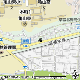 ａｐｏｌｌｏｓｔａｔｉｏｎ亀山ＳＳ周辺の地図
