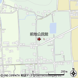 前地公民館周辺の地図