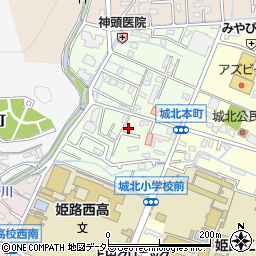 兵庫県姫路市城北本町5-18周辺の地図