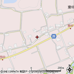 兵庫県三木市口吉川町東中408周辺の地図