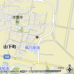 三重県亀山市山下町501周辺の地図