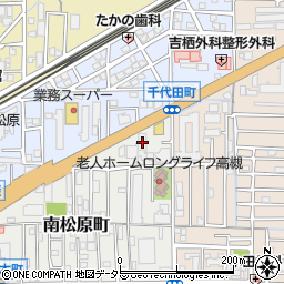 大阪府高槻市南松原町16-3周辺の地図