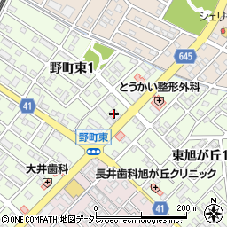 三十三銀行旭が丘支店周辺の地図