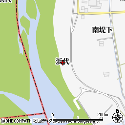 京都府城陽市寺田浜代周辺の地図