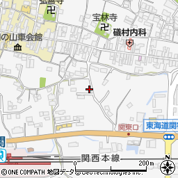 三重県亀山市関町木崎191周辺の地図