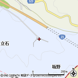 愛知県額田郡幸田町芦谷坂野周辺の地図