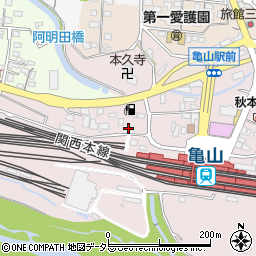 ＭＡＹパーク亀山駐車場周辺の地図