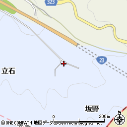 愛知県幸田町（額田郡）芦谷（坂野）周辺の地図