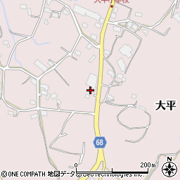 静岡県浜松市浜名区大平212周辺の地図