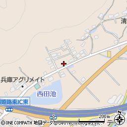 兵庫県姫路市飾東町山崎1271周辺の地図