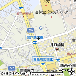 静岡県藤枝市瀬戸新屋180周辺の地図