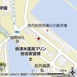 小川漁協　外港冷蔵庫周辺の地図