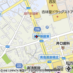 静岡県藤枝市瀬戸新屋122周辺の地図