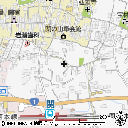 三重県亀山市関町木崎236周辺の地図