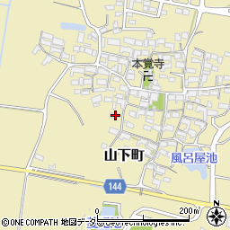 三重県亀山市山下町104周辺の地図