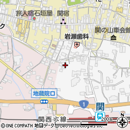 三重県亀山市関町木崎317周辺の地図