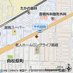 大阪府高槻市南松原町16-8周辺の地図