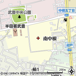 〒470-2351 愛知県知多郡武豊町南中根の地図