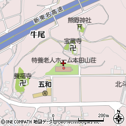 静岡県島田市牛尾周辺の地図