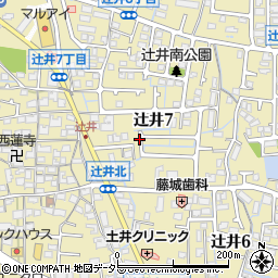 兵庫県姫路市辻井周辺の地図