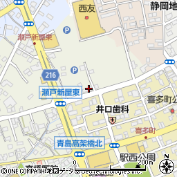 静岡県藤枝市瀬戸新屋171周辺の地図