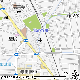 京都府城陽市寺田市ノ久保3周辺の地図