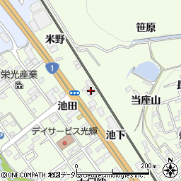 前田運送御油工場周辺の地図