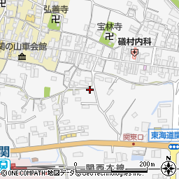 三重県亀山市関町木崎188周辺の地図
