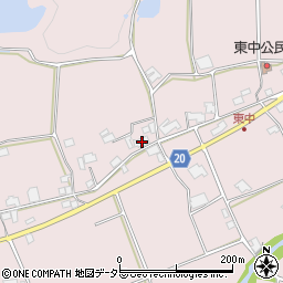 兵庫県三木市口吉川町東中413周辺の地図