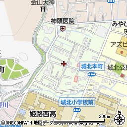 兵庫県姫路市城北本町7-2周辺の地図