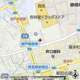 静岡県藤枝市瀬戸新屋188周辺の地図