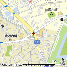 岡本周辺の地図