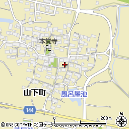 三重県亀山市山下町24周辺の地図