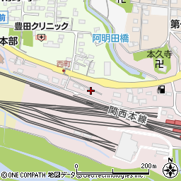 三重県亀山市御幸町85周辺の地図