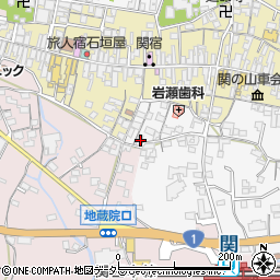 三重県亀山市関町木崎321周辺の地図