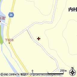島根県浜田市内村町1081周辺の地図