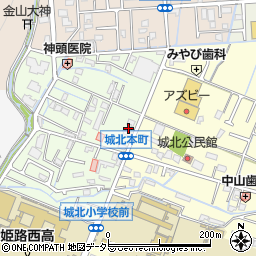 兵庫県姫路市城北本町11-26周辺の地図