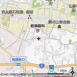 三重県亀山市関町木崎312周辺の地図
