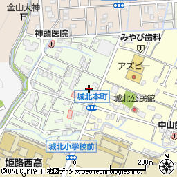 兵庫県姫路市城北本町11周辺の地図