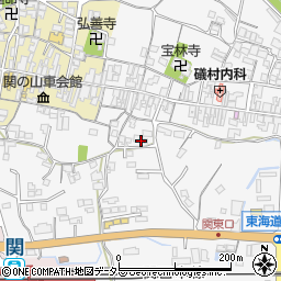 三重県亀山市関町木崎196周辺の地図