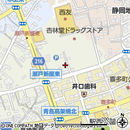 静岡県藤枝市瀬戸新屋189周辺の地図