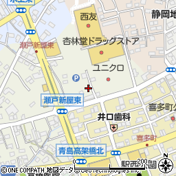 静岡県藤枝市瀬戸新屋189周辺の地図