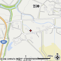 愛知県新城市富岡東門沢周辺の地図
