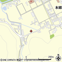 島根県浜田市内村町本郷450周辺の地図